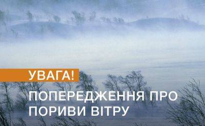 Ледяной дождь и ураганный ветер: по всей Украине объявлен первый уровень опасности