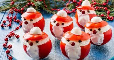 Фаршированные помидоры "Дед Мороз": рецепт праздничной закуски