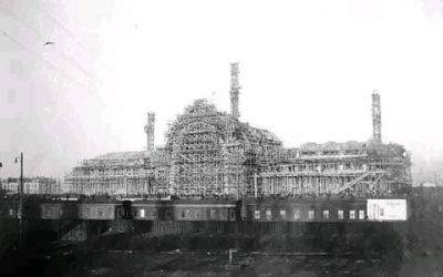 Киев в 1920-х годах – архивные фото строительства железнодорожного вокзала - apostrophe.ua - Украина - Киев