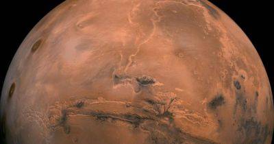Следы на песке. Камера аппарата MRO сделала интересный снимок поверхности Марса (фото)