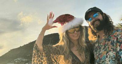 Хайди Клум провела Рождество с мужем на островах (фото)