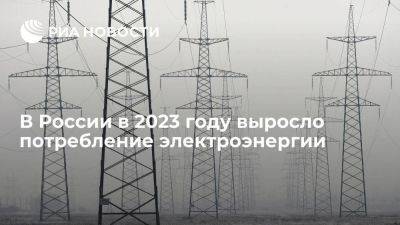 Новак: потребление электроэнергии в России за год выросло на четыре процента