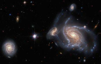 Hubble зафиксировал на одном снимке четыре спиральные галактики - korrespondent.net - Украина