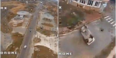 Оккупанты устроили безумный дрифт, надеясь спастись от FPV-дрона — видео - nv.ua - Россия - Украина