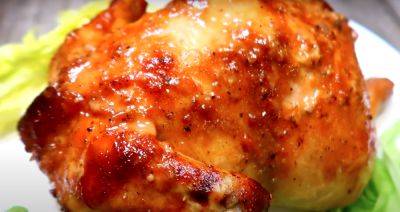 Гастрономическое искусство: курица в соево-горчичном маринаде с творожным сыром