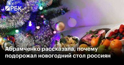 Владимир Путин - Виктория Абрамченко - Викторий Абрамченко - Абрамченко рассказала, почему подорожал новогодний стол россиян - smartmoney.one - Россия