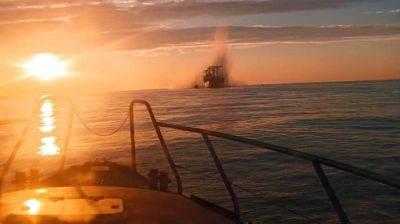Гражданское судно подорвалось на российской мине в Черном море