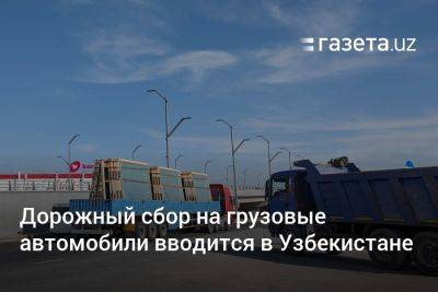 Дорожный сбор на грузовые автомобили вводится в Узбекистане
