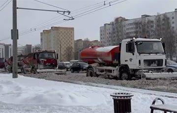 Всю Беларусь завалило снегом - charter97.org - Белоруссия - Минск - Витебск - Бобруйск - район Гродно
