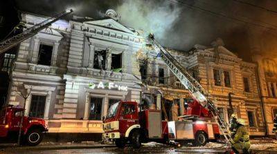 Терехов показал последствия ночной атаки «Шахедов» на Харьков