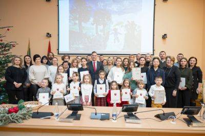 В Вильнюсском районе наградили победителей конкурса детских рисунков