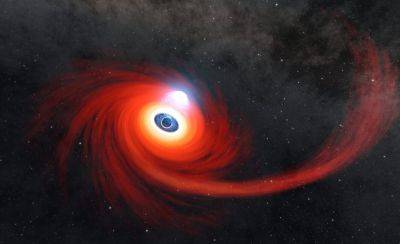 Астрономы нашли черную дыру, которая «убегает» из галактики