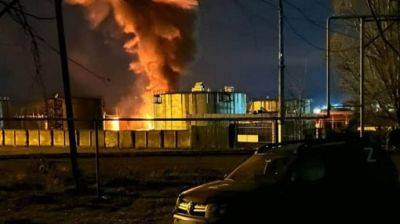 В Луганске ночью горела нефтебаза, оккупанты заявили об атаке дронов - pravda.com.ua - Луганская обл. - Луганск