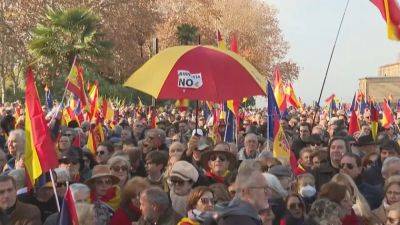 В Мадриде прошла акция против амнистии сепаратистов