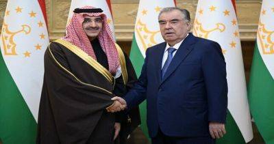 Эмомали Рахмон принял Председателя Саудовского фонда развития Султона Абдулрахмона Аль-Маршада