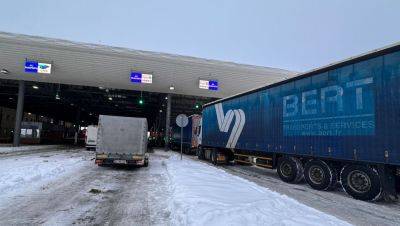 На границе с Польшей в одном из КПП начали оформление грузовиков на выезд из Украины