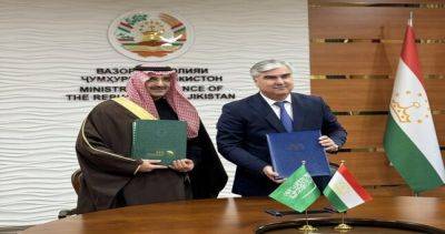 В Душанбе подписано Кредитное соглашение между Правительством Таджикистана и Саудовским фондом развития по проекту ГЭС «Рогун»