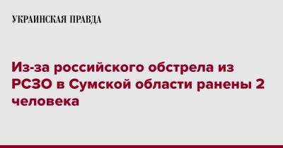 Из-за российского обстрела из РСЗО в Сумской области ранены 2 человека