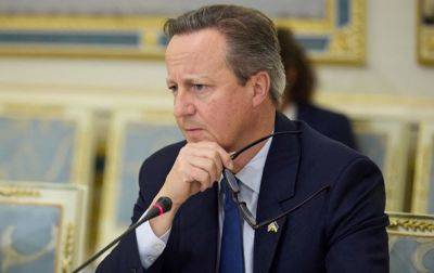 Кэмерон предлагает направить замороженные активы РФ для помощи Украине