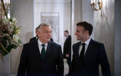 Орбан рассказал о встрече с Макроном по Украине