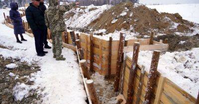На северной границе Украины усиливают возведение фортификаций