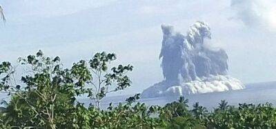 В южной части Тихого океана началось извержение подводного вулкана: столб пепла достиг 100 метров