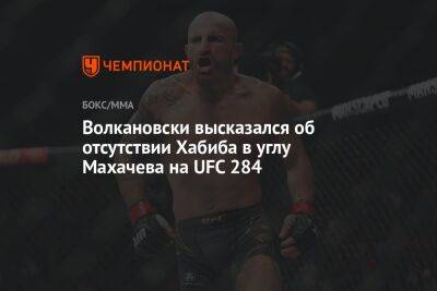 Волкановски высказался об отсутствии Хабиба в углу Махачева на UFC 284