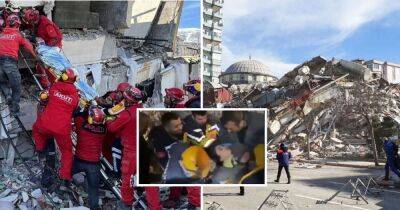 Землетрясение в Турции – спасатели вытащили из-под завалов ребенка, пробывшего там 90 часов – видео