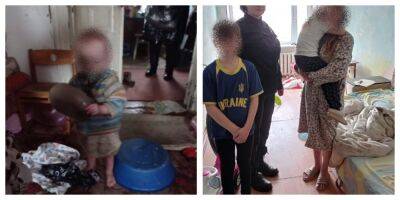 В таких условиях жить нельзя: полиция забрала троих детей из неблагополучной семьи на Сумщине