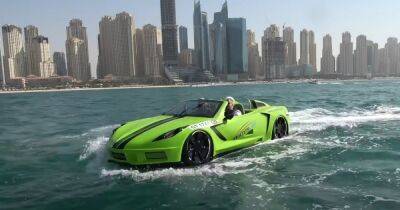 Ferrari, McLaren и Corvette: в ОАЭ создали необычные морские суперкары за $40 000 (видео)