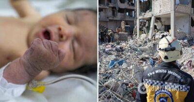 Землетрясение в Сирии - у девочки, которая родилась под завалами в Сирии, нашлись родные, ее назвали Айя - фото