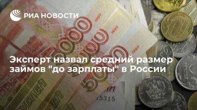 Глава МФК Петков: средний размер займов "до зарплаты" в России превысил 11 тысяч рублей