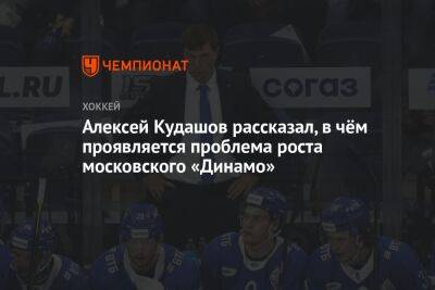 Алексей Кудашов рассказал, в чём проявляется проблема роста московского «Динамо»