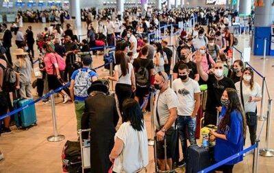 В аэропорту Бен-Гурион образовались двухчасовые очереди