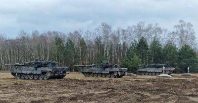 Украинские танкисты овладевают Leopard 2 в Польше (фото, видео)