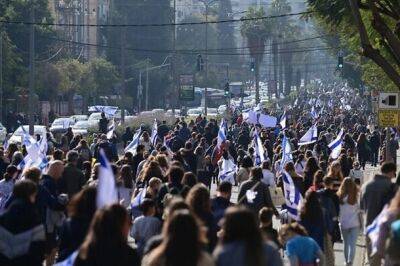100 тысяч израильтян вышли на протест против судебной реформы в Иерусалиме