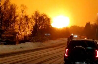 В россии произошел взрыв на резервной нити магистрального газопровода