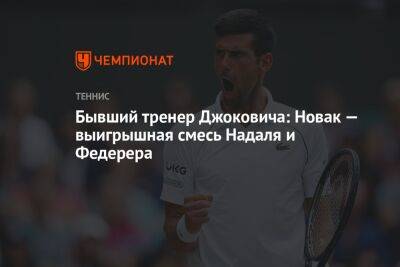 Бывший тренер Джоковича: Новак — выигрышная смесь Надаля и Федерера