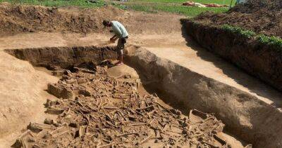 В Словакии археологи наткнулись на захоронение обезглавленных тел: от таких фото мурашки по телу