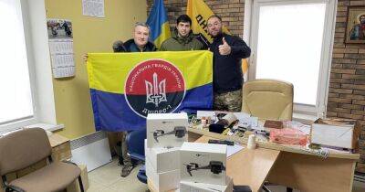 Семья Мкртчан передала батальону "Днепр" пять "Mavic 3"