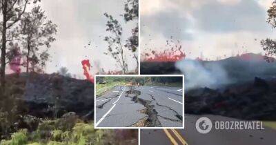 Землетрясение Гавайи 15 февраля – вулкан Килауэа выбросил потоки лавы после землетрясения на Гавайях – видео