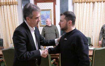 Зеленский встретился с главой МИД Израиля