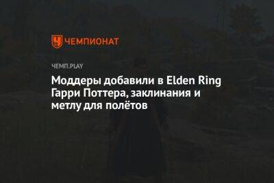 Моддеры добавили в Elden Ring Гарри Поттера, заклинания и метлу для полётов