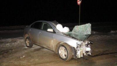 В Татарстане столкнулись две иномарки, один из водителей погиб