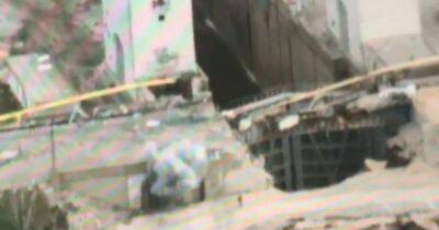 Дрон-камикадзе ВСУ поразил российский танк, спрятанный на Каховской ГЭС (видео)
