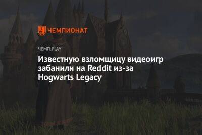 Известную взломщицу видеоигр забанили на Reddit из-за Hogwarts Legacy