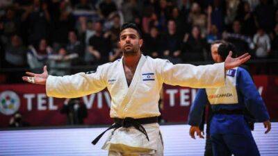 Дзюдоист Саги Муки завоевал золотую медаль в турнире Большого шлема в Тель-Авиве