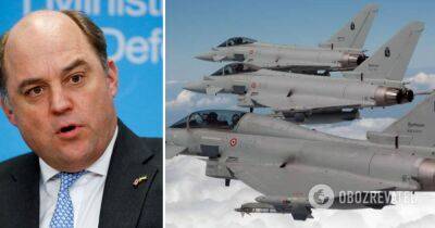 Военная помощь Украине – Уоллес заявил, что истребители Eurofighter могут предоставить Украине после войны