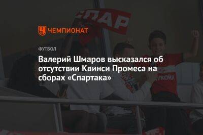 Валерий Шмаров высказался об отсутствии Квинси Промеса на сборах «Спартака»
