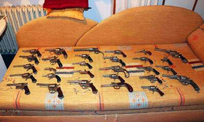 В квартире умершего чешского пенсионера обнаружили 600 единиц нелегального оружия